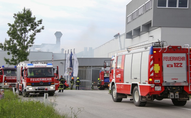 Sieben Feuerwehren bei Brand in Kirchdorf an der Krems im Einsatz