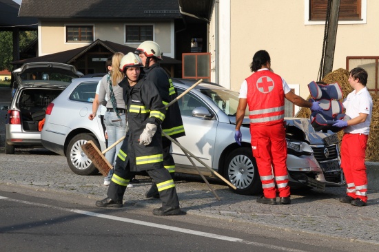 Mehrere Verletzte bei Verkehrsunfall in Krenglbach
