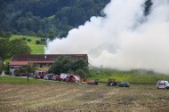 Brand eines leerstehenden Stallgebäudes in Inzersdorf im Kremstal