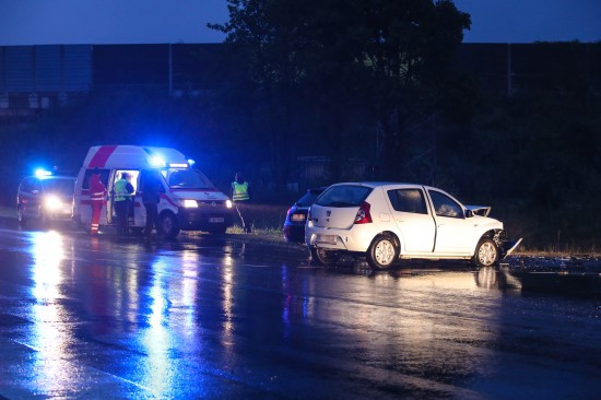 Verkehrsunfall in Weißkirchen an der Traun fordert einen Verletzten