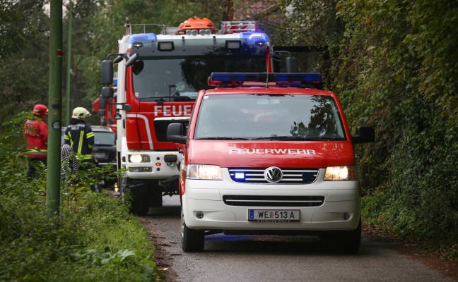 Rauchentwicklung in Wels-Puchberg sorgt fr Feuerwehreinsatz