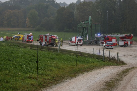 Personenrettung nach internem Notfall in Bad Hall