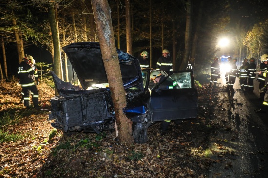 Drei teils Schwerverletzte bei Verkehrsunfall in Pollham