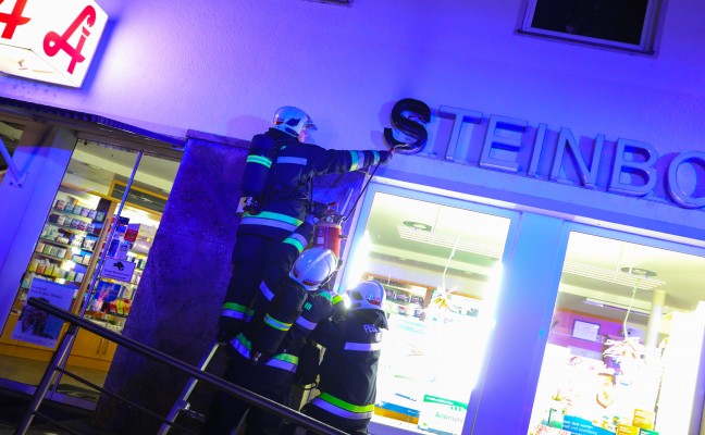 Brand eines Buchstabens sorgt fr Einsatz der Feuerwehr in Wels-Pernau