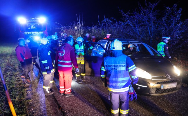Person bei Unfall in Buchkirchen leicht verletzt