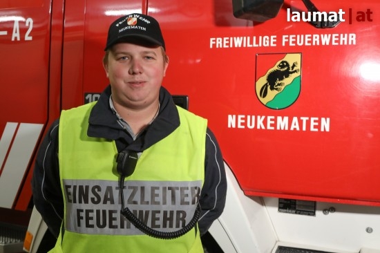 Daniel Schachner, Einsatzleiter Feuerwehr Neukematen