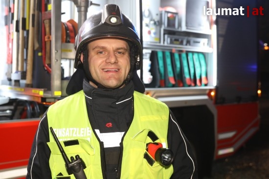 Klaus Tonhuser, Einsatzleiter Feuerwehr Leonding