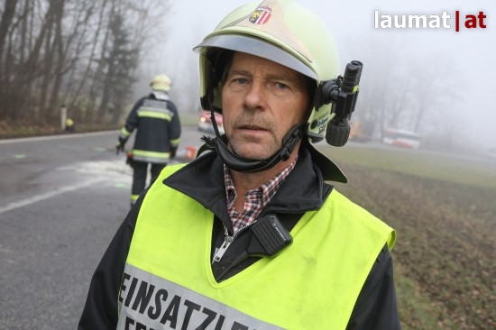 Gnter Dirnberger, Einsatzleiter der Feuerwehr Steinfelden