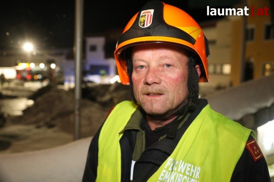 Josef Mair, Einsatzleiter Feuerwehr Enzenkirchen