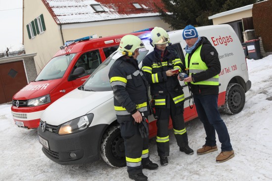 Gasleitung bei Bauarbeiten in einem Haus in Traun beschdigt