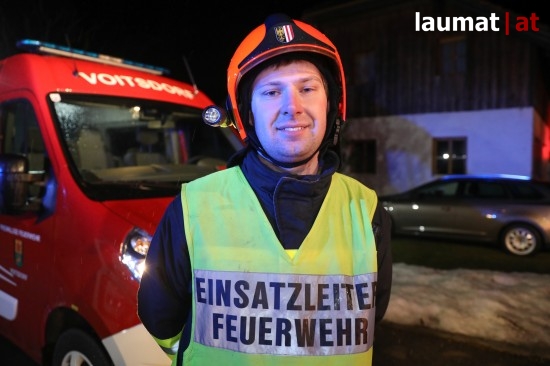 Johannes Fsslberger, Einsatzleiter Feuerwehr Strienzing