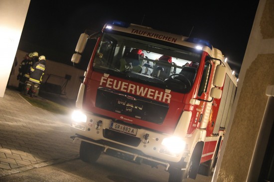 Fünf Feuerwehren bei Kleinbrand in Taufkirchen an der Trattnach im Einsatz