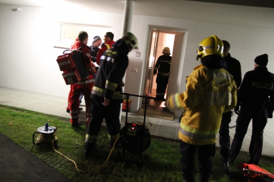 Feuerwehreinsatz wegen angebranntem Kochgut in Mehrparteienhaus