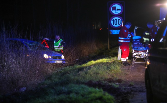PKW-Lenkerin bei Verkehrsunfall auf der Innkreisautobahn bei Wels leicht verletzt
