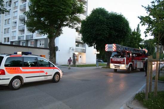 Kleinbrand in Maria-Theresien-Hochhaus