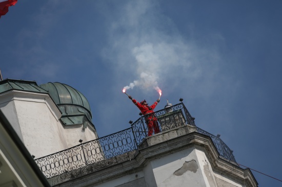 Spektakulre Leistungsschau der Feuerwehren im Stift Kremsmnster
