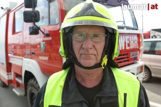 Harald Schreil, Einsatzleiter Feuerwehr Freindorf