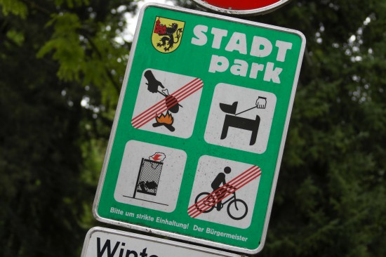Feuerwehr zur Rettung eines Kindes im Stadtpark Kirchdorf an der Krems alarmiert