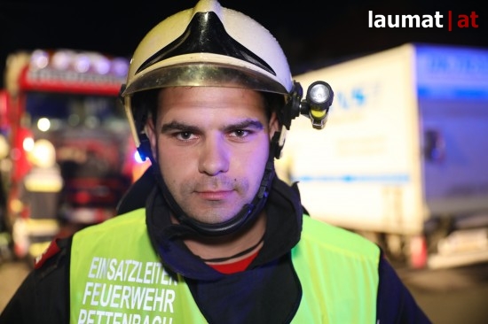 Kevin Gramschek, Einsatzleiter Feuerwehr Pettenbach