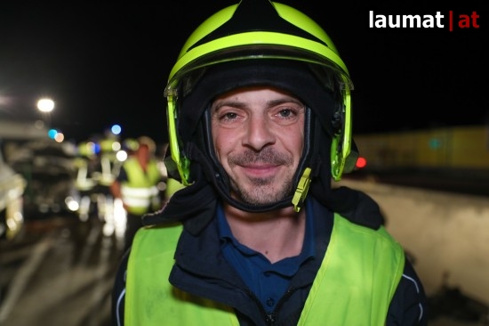 Mario Steininger, Einsatzleiter Feuerwehr Nettingsdorf
