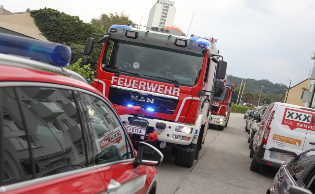 Gemeldeter Gasgeruch in Wels-Lichtenegg durch Grillnachmittag