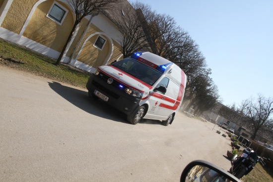 Rettungshubschrauber in Stadl-Paura im Einsatz