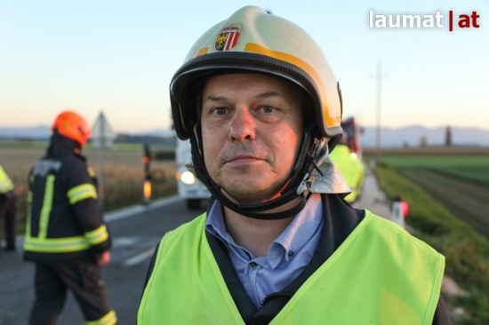 Hermann Huber, Einsatzleiter Feuerwehr Schiedlberg
