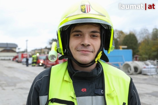 Lukas Gruber, Einsatzleiter Feuerwehr Neuhofen an der Krems