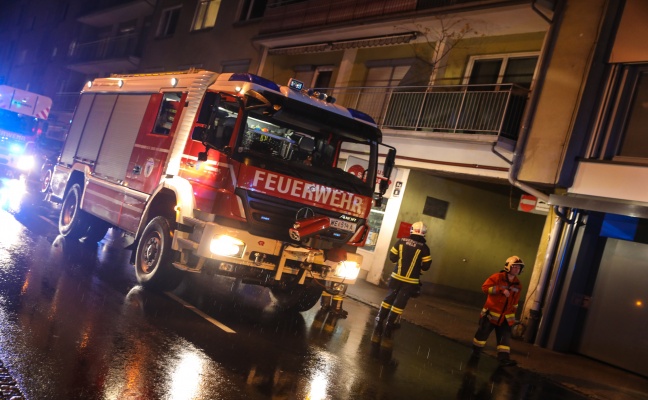 Brandgeruch im Stiegenhaus eines Mehrparteienwohnhauses in Wels-Innenstadt