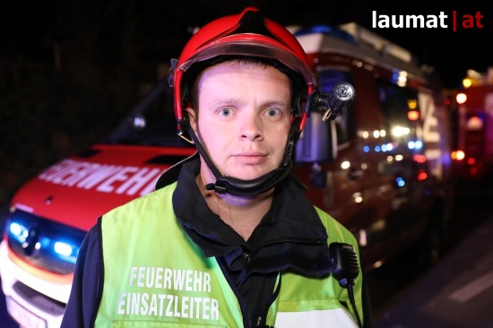 Andreas Dutzler, Einsatzleiter Feuerwehr Schlierbach