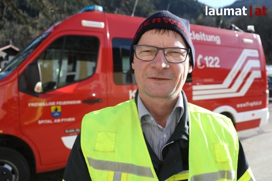 Johannes Gsweiner, Einsatzleiter Feuerwehr Spital am Pyhrn