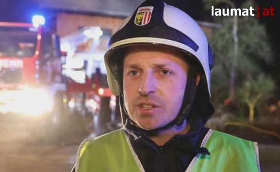 Alois Huemer, Einsatzleiter Feuerwehr Rutzenham